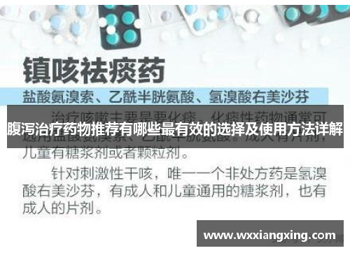 腹泻治疗药物推荐有哪些最有效的选择及使用方法详解